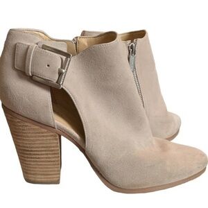 Euc Michael Kors Adams Bootie Suede Bootie Ankle/Short Boots sz 8.5